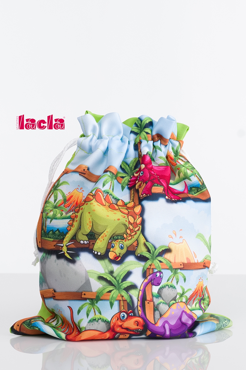 PACK 2 BOLSAS INFANTIL DINOSAURIOS