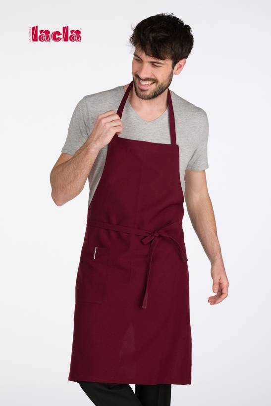POLYESTER APRON WITH CHEST GUARD