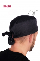 GORRO PIRATA GOMA TRANSPIRABLE NEGRO