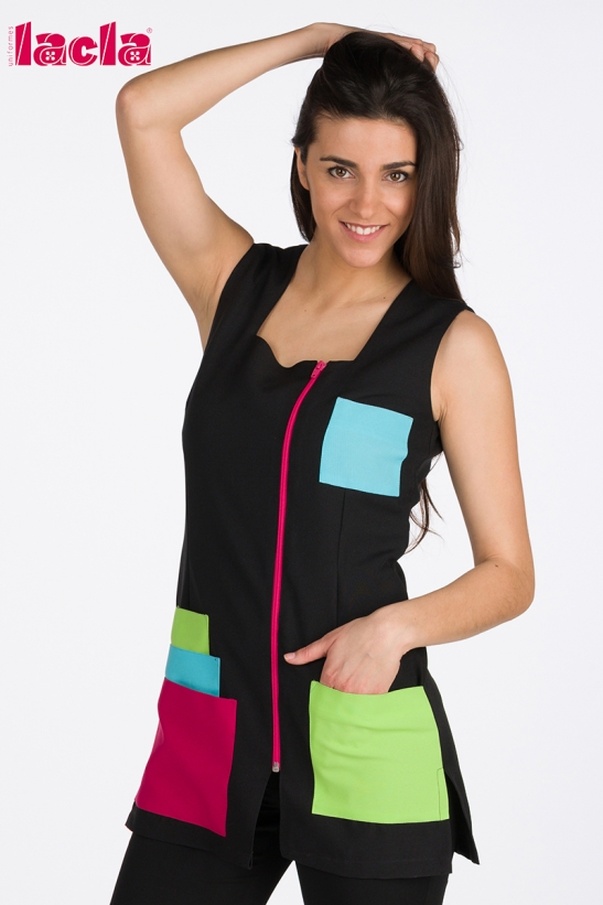 JACKET WITH COLORFUL POCKETS