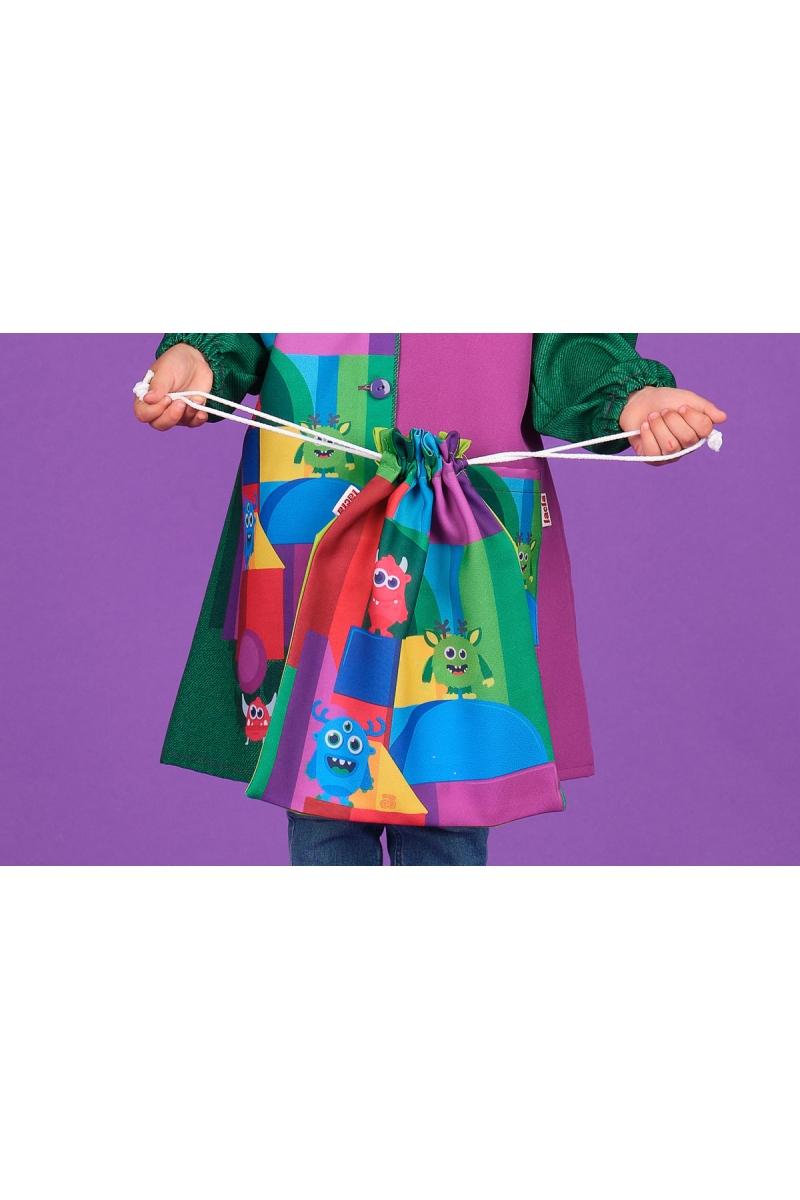 PACK 2 BOLSAS INFANTILES MONSTRUITOS