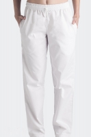 TWILL TROUSERS WITH ELASTIC CORD