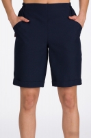 POLYESTER BERMUDA SHORTS WITH POCKETS